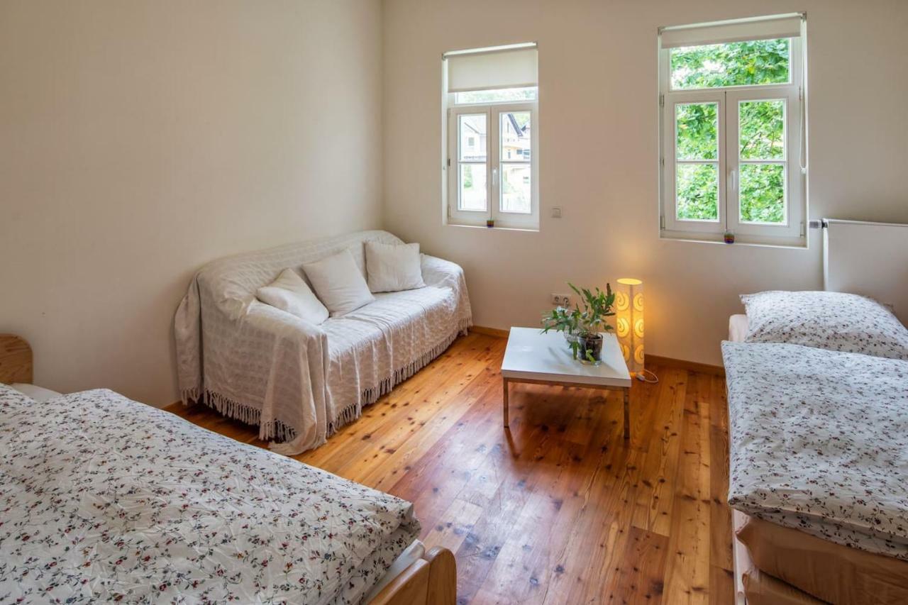 Ferienhaus Im Fachwerkhof 'Haus In Bewegung' Seelscheid Esterno foto